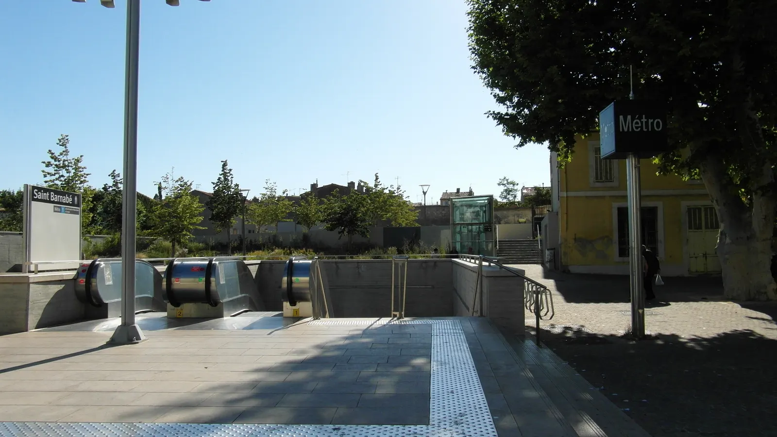 La station de métro de Saint-Barnabé, à Marseille
